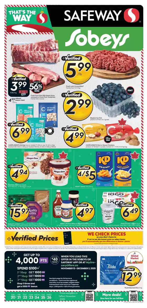 Sobeys catalogue in Kanata | Exclusive deals for our customers | 2025-11-20T00:00:00.000Z - 2025-11-26T00:00:00.000Z