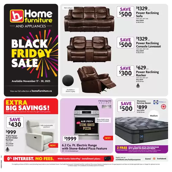Home Furniture catalogue in Montreal | Black friday sale  | 2025-11-20T00:00:00.000Z - 2025-11-30T00:00:00.000Z
