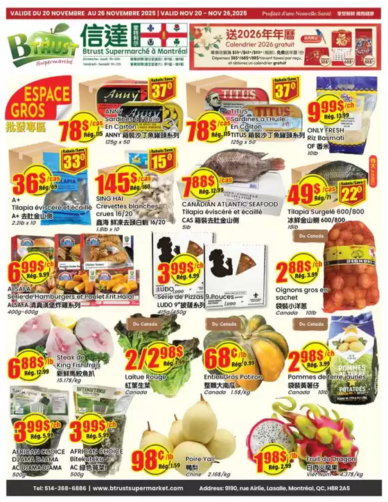 Btrust Supermarket catalogue in Saskatoon | Weekly flyer  | 2025-11-21T00:00:00.000Z - 2025-11-27T00:00:00.000Z