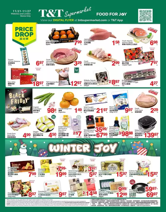 T&T Supermarket catalogue in Saskatoon | Discover attractive offers | 2025-11-21T00:00:00.000Z - 2025-11-27T00:00:00.000Z