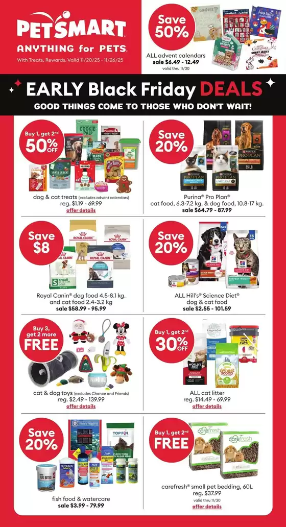Petsmart catalogue in Winnipeg | Petsmart Weekly ad | 2025-11-20T00:00:00.000Z - 2025-11-26T00:00:00.000Z