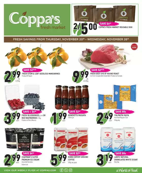 Coppa's catalogue in Dryden | Weekly flyer  | 2025-11-21T00:00:00.000Z - 2025-11-26T00:00:00.000Z