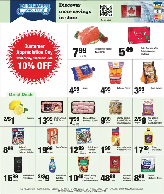 Bulkley Valley Wholesale catalogue in Dryden | Discover more savings in-store | 2025-11-21T00:00:00.000Z - 2025-11-26T00:00:00.000Z