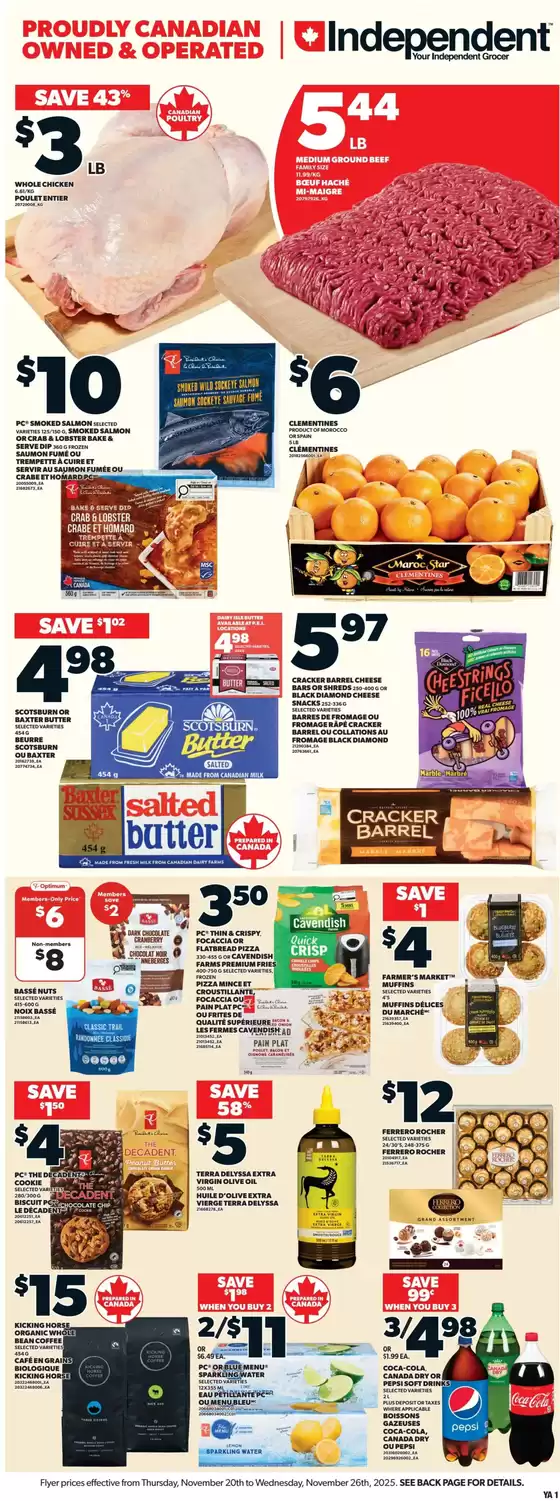 Independent City Market catalogue in Dryden | Weekly flyer  | 2025-11-21T00:00:00.000Z - 2025-11-26T00:00:00.000Z