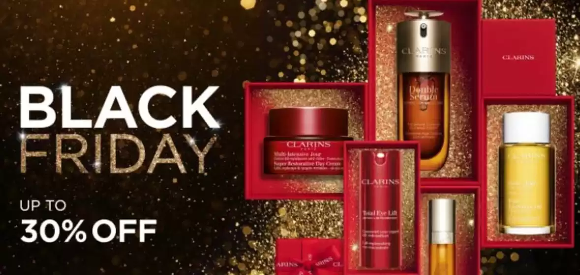 Clarins catalogue in Sydney | Black friday  | 2025-11-25T00:00:00.000Z - 2025-12-01T00:00:00.000Z