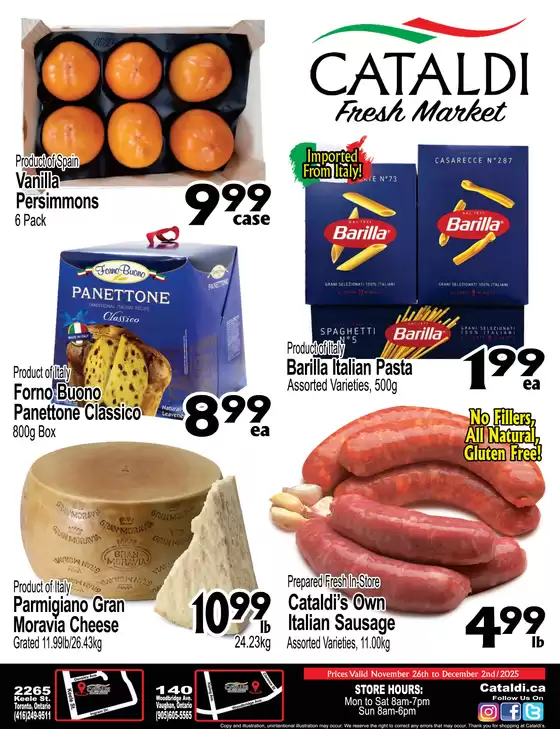 Cataldi catalogue in Prince George | Prices Valid November 26th to December 2nd/2025 | 2025-11-26T00:00:00.000Z - 2025-12-02T00:00:00.000Z