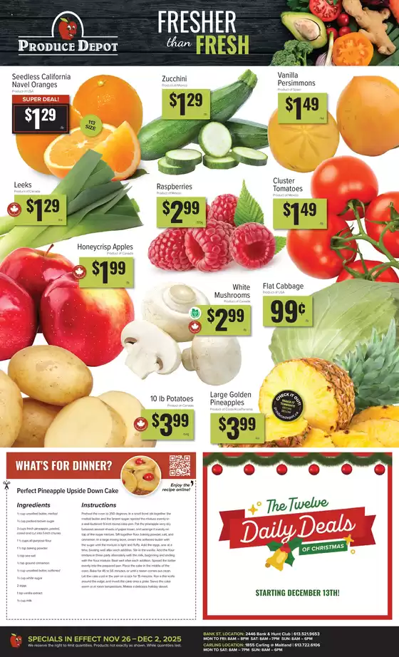 Produce Depot catalogue in Prince George | Weekly Specials | 2025-11-26T00:00:00.000Z - 2025-12-02T00:00:00.000Z