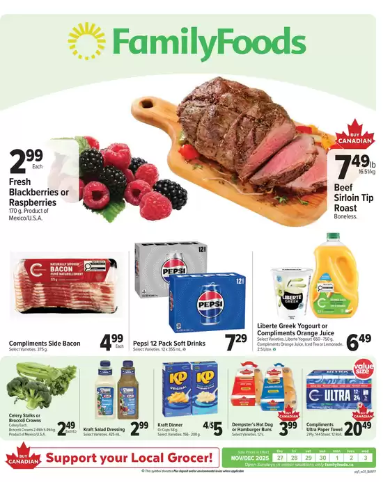 Family Foods catalogue in Kanata | Family Foods weekly flyer | 2025-11-27T00:00:00.000Z - 2025-12-03T00:00:00.000Z