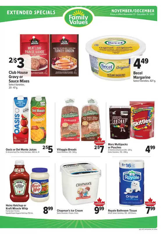 Family Foods catalogue in Kanata | Family Foods monthly flyer | 2025-11-27T00:00:00.000Z - 2025-12-31T00:00:00.000Z