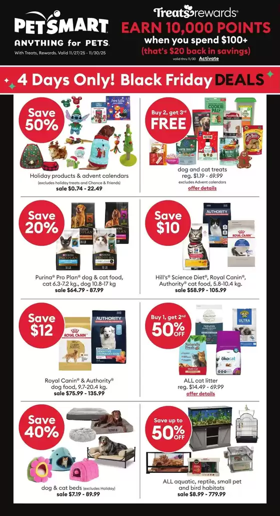 Petsmart catalogue in Kanata | Petsmart Weekly ad | 2025-11-27T00:00:00.000Z - 2025-11-30T00:00:00.000Z