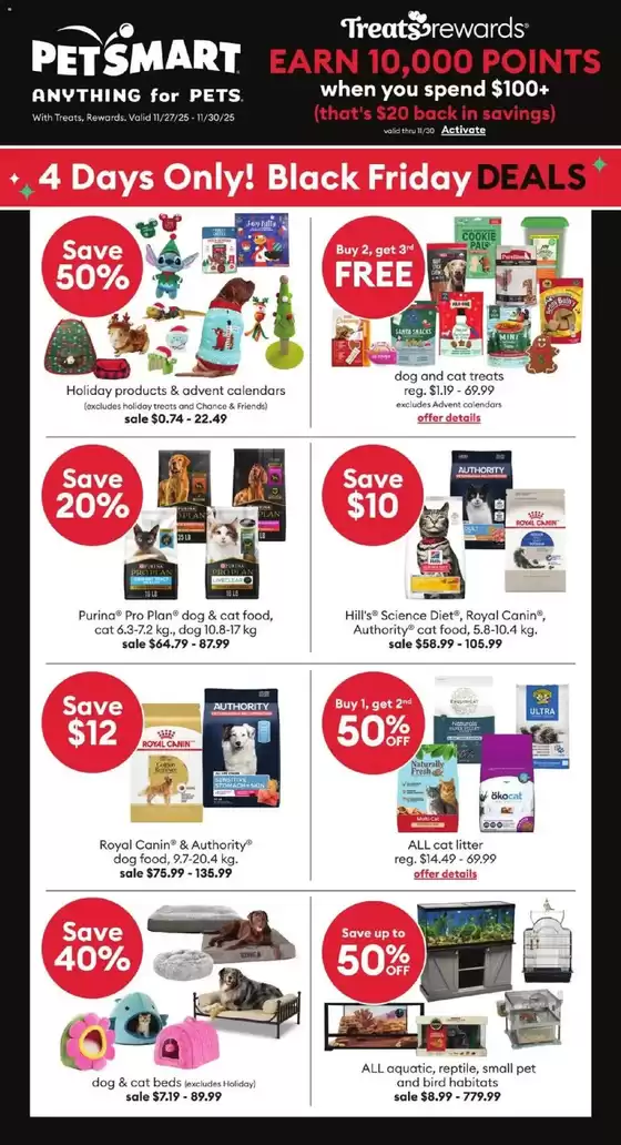 Petsmart catalogue in Kanata | Petsmart weekly flyer | 2025-11-27T00:00:00.000Z - 2025-11-30T00:00:00.000Z