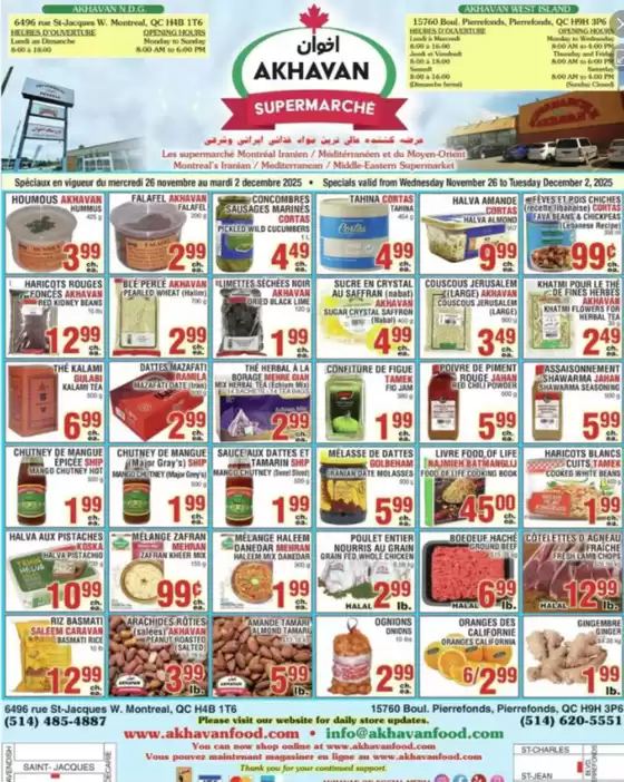 Akhavan catalogue in Lloydminster | Weekly flyer  | 2025-11-27T00:00:00.000Z - 2025-12-02T00:00:00.000Z