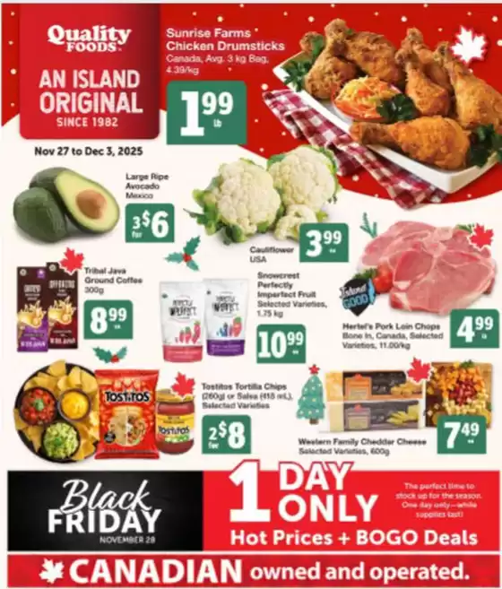 Quality Foods catalogue in Lloydminster | Weekly flyer  | 2025-11-27T00:00:00.000Z - 2025-12-03T00:00:00.000Z
