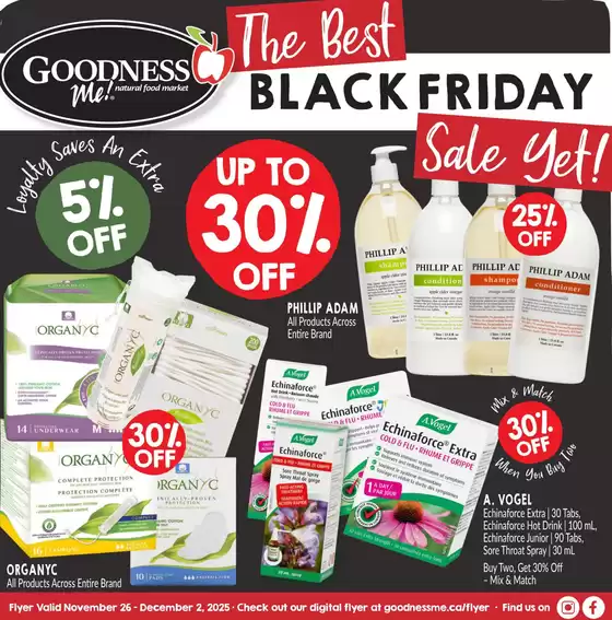 Goodness Me catalogue in Ottawa | The best black friday yet  | 2025-11-27T00:00:00.000Z - 2025-12-02T00:00:00.000Z