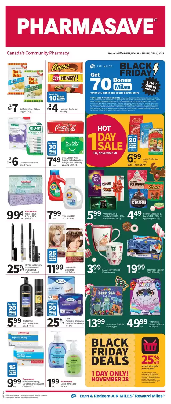 Pharmasave catalogue in Edmonton | Our best deals for you | 2025-11-28T00:00:00.000Z - 2025-12-04T00:00:00.000Z