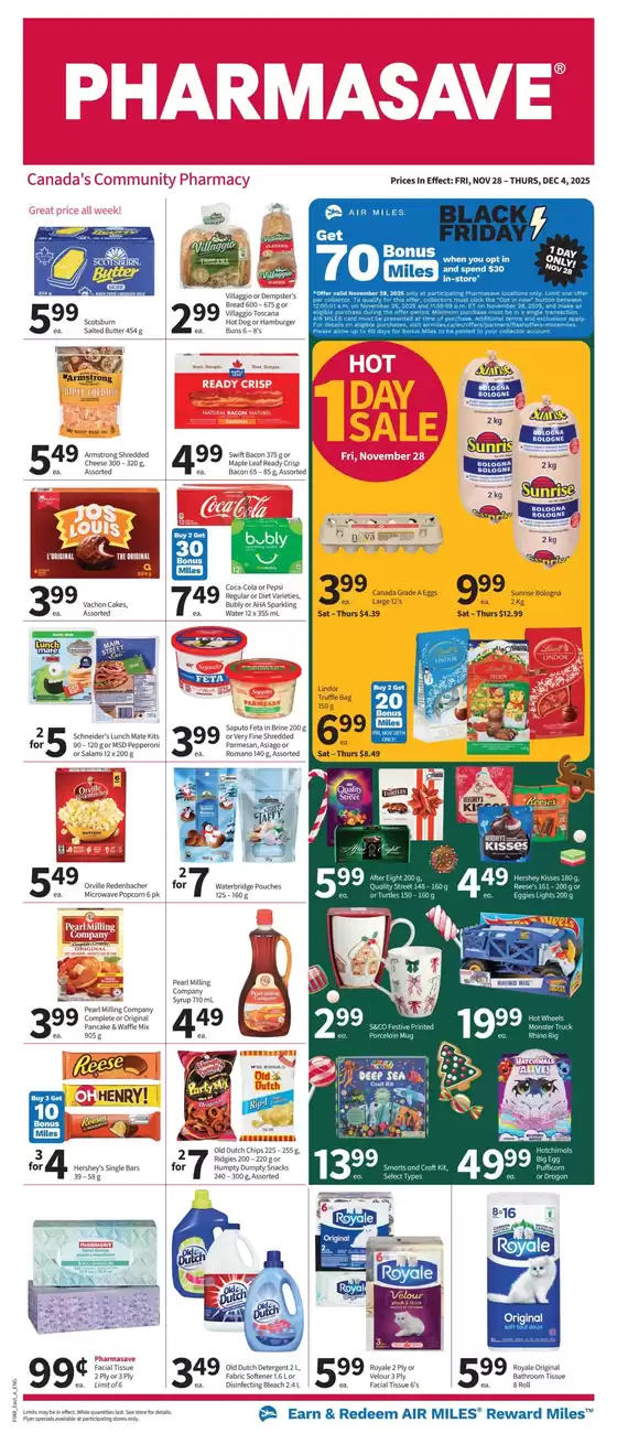 Pharmasave catalogue in Edmonton | Offers for bargain hunters | 2025-11-28T00:00:00.000Z - 2025-12-04T00:00:00.000Z