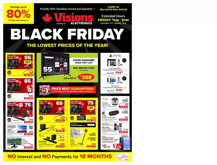 Visions Electronics catalogue in Timmins | Flyer | 2025-11-28T00:00:00.000Z - 2025-12-04T00:00:00.000Z