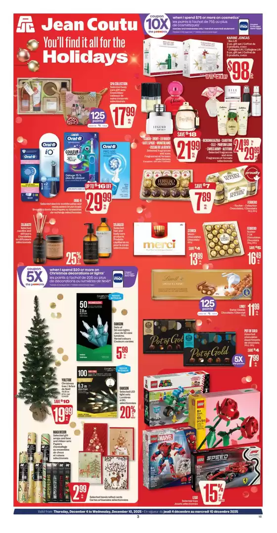 Jean Coutu catalogue | Current deals and offers | 2025-12-04T00:00:00.000Z - 2025-12-10T00:00:00.000Z