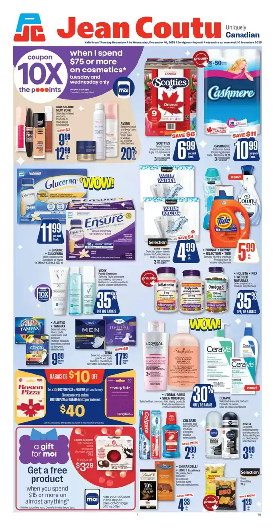 Jean Coutu catalogue | Exclusive deals and bargains | 2025-12-04T00:00:00.000Z - 2025-12-10T00:00:00.000Z