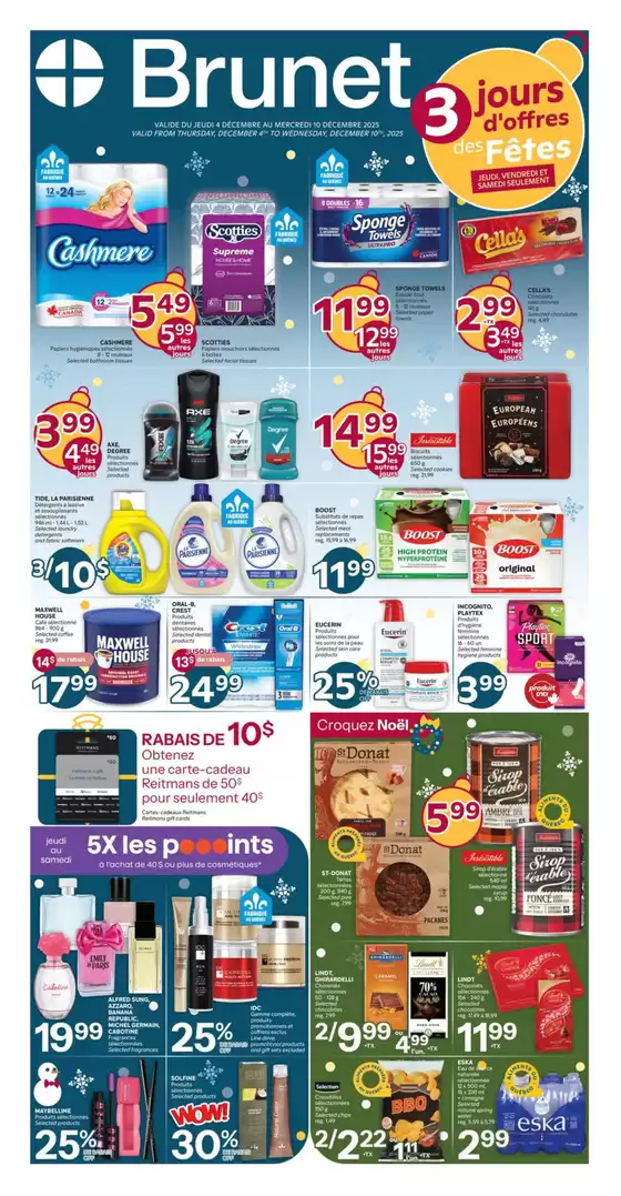 Brunet catalogue | Great discounts on selected products | 2025-12-04T00:00:00.000Z - 2025-12-10T00:00:00.000Z