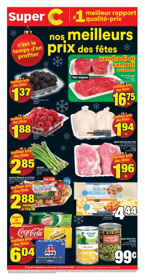 Super C catalogue in Chilliwack | Great discounts on selected products | 2025-12-04T00:00:00.000Z - 2025-12-10T00:00:00.000Z