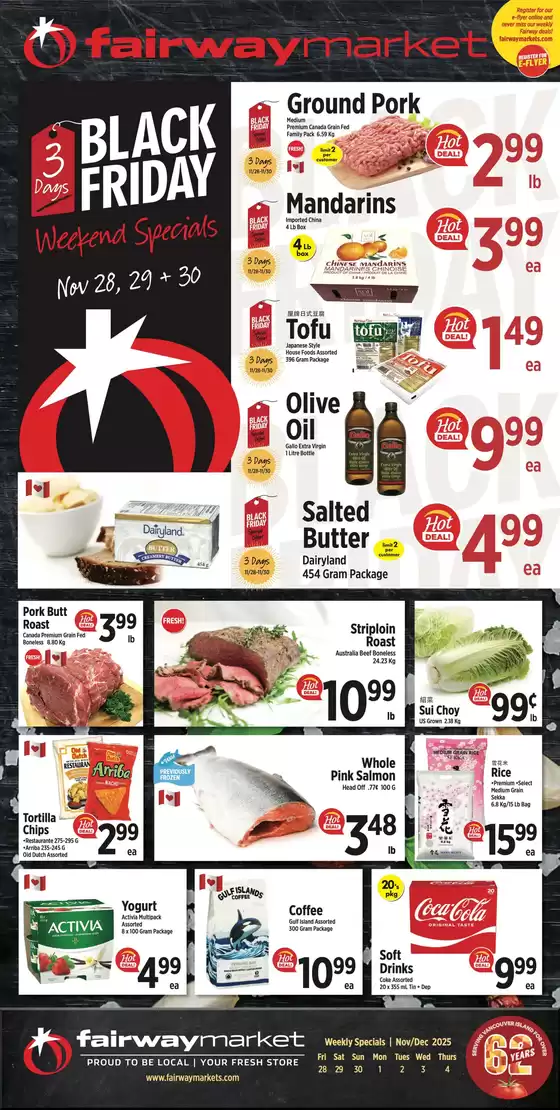 Fairway Market catalogue in Mississauga | Black friday  | 2025-12-02T00:00:00.000Z - 2025-12-04T00:00:00.000Z