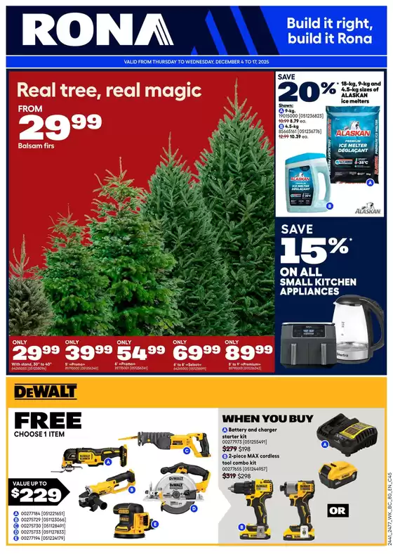 RONA catalogue in Russell ON | Top offers for smart savers | 2025-12-04T00:00:00.000Z - 2025-12-17T00:00:00.000Z