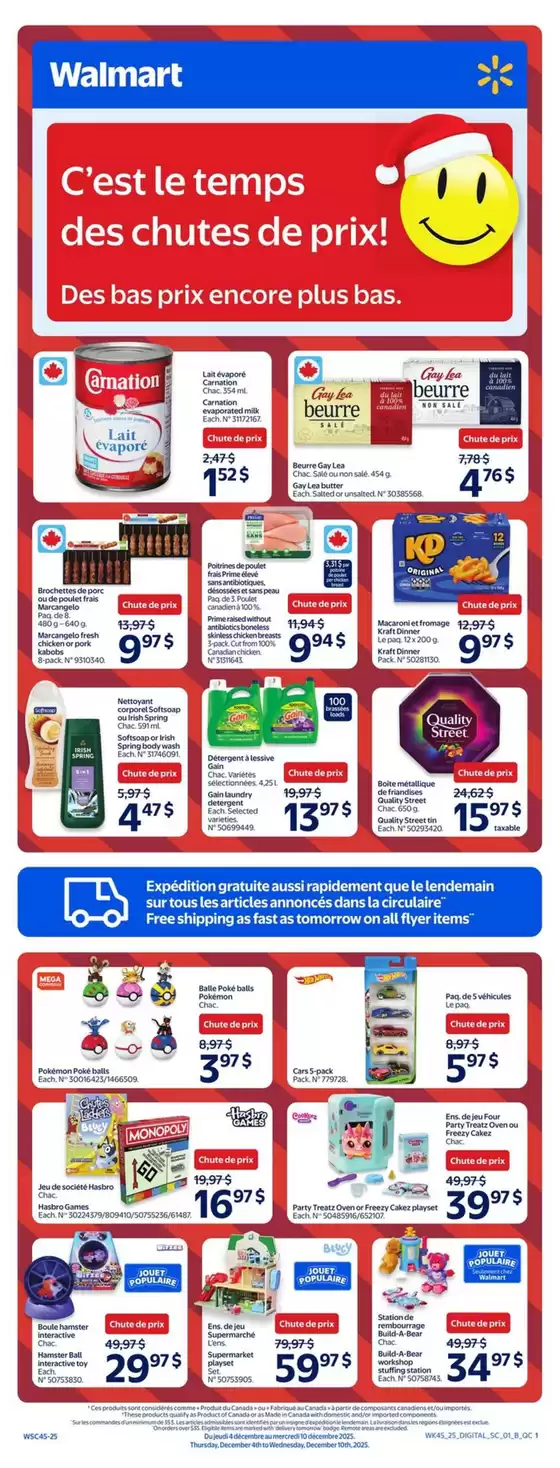 Walmart catalogue in Russell ON | Top offers for all bargain hunters | 2025-12-04T00:00:00.000Z - 2025-12-10T00:00:00.000Z