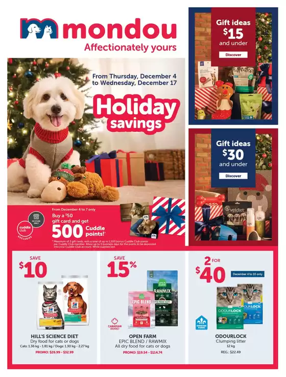 Mondou catalogue in Richmond Hill | Flyer | 2025-12-04T00:00:00.000Z - 2025-12-17T00:00:00.000Z