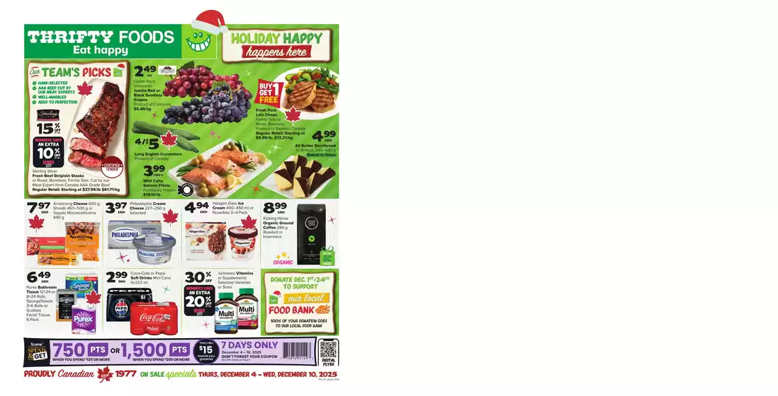 Thrifty Foods catalogue in Richmond Hill | Discover attractive offers | 2025-12-04T00:00:00.000Z - 2025-12-10T00:00:00.000Z