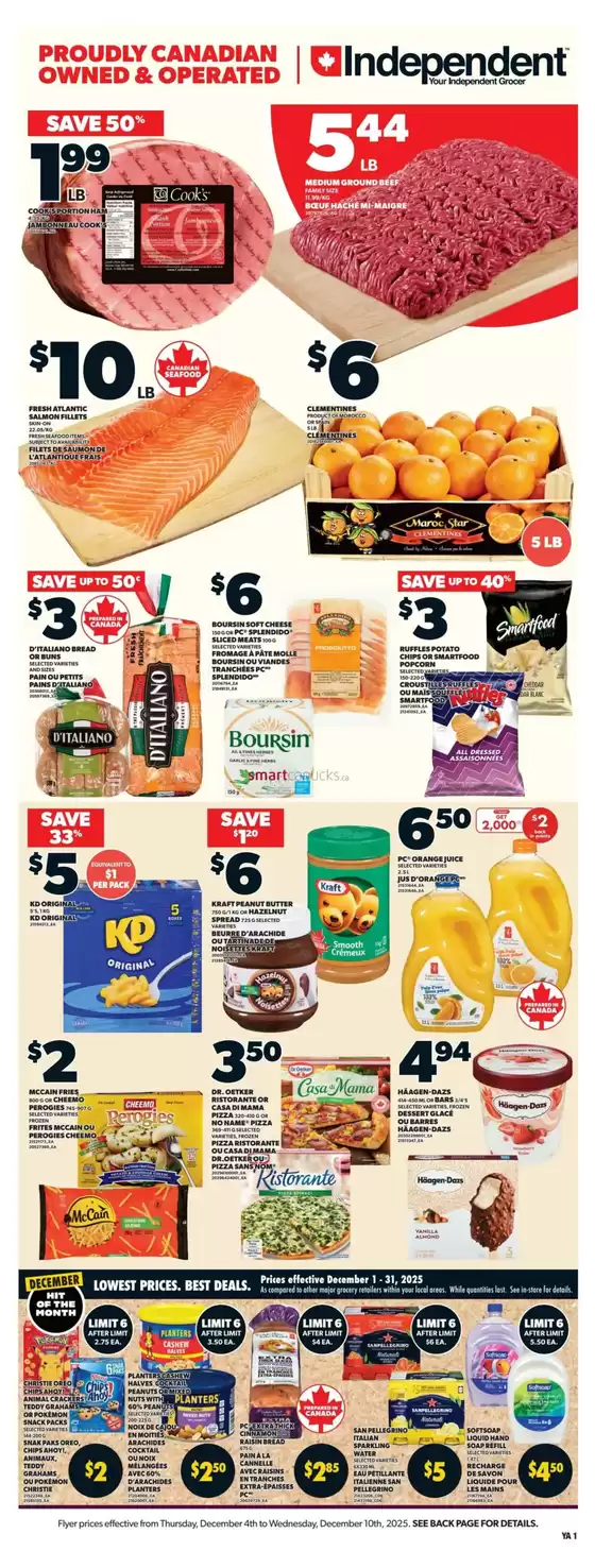 Independent Grocer catalogue in Richmond Hill | Current deals and offers | 2025-12-04T00:00:00.000Z - 2025-12-10T00:00:00.000Z