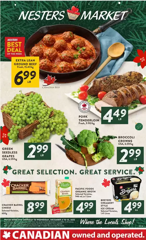 Nesters Market catalogue in Saskatoon | Best deals of the week  | 2025-12-04T00:00:00.000Z - 2025-12-10T00:00:00.000Z