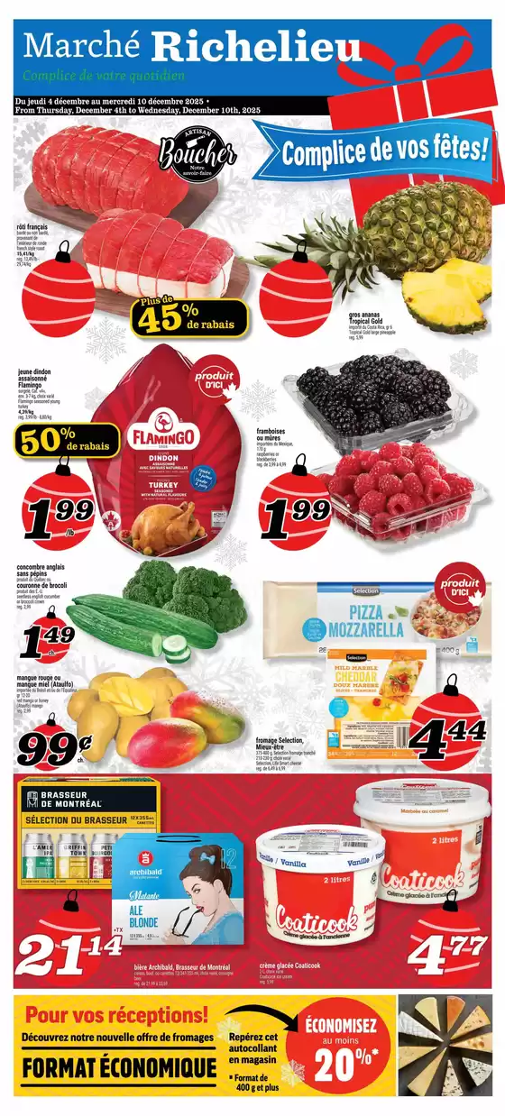 Marché Richelieu catalogue in Saskatoon | Weekly flyer  | 2025-12-04T00:00:00.000Z - 2025-12-10T00:00:00.000Z
