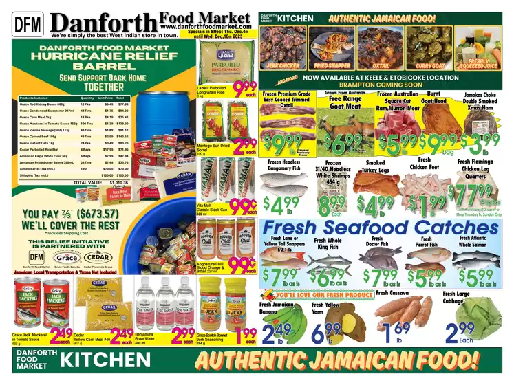 Danforth Food Market catalogue in Saskatoon | Authentic jamaican food! | 2025-12-04T00:00:00.000Z - 2025-12-10T00:00:00.000Z