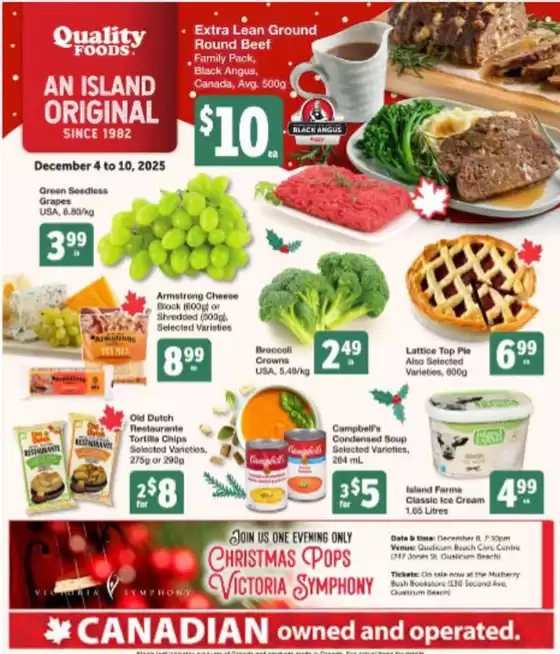 Quality Foods catalogue in Saskatoon | Weekly Flyer  | 2025-12-04T00:00:00.000Z - 2025-12-10T00:00:00.000Z
