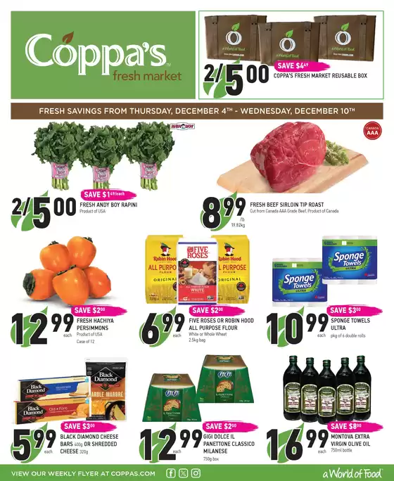 Coppa's catalogue in Pembroke | Weekly flyer  | 2025-12-04T00:00:00.000Z - 2025-12-10T00:00:00.000Z