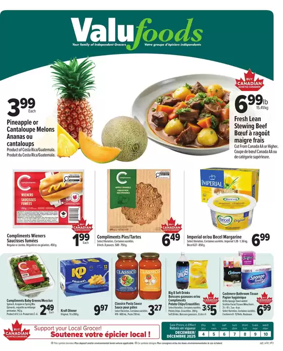 ValuFoods catalogue in Pembroke | Weekly flyer  | 2025-12-04T00:00:00.000Z - 2025-12-10T00:00:00.000Z