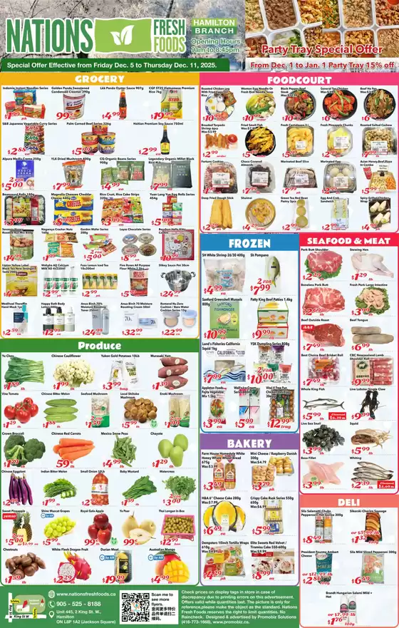 Nations Fresh Foods catalogue in Vancouver |  Our Weekly Specials are here | 2025-12-05T00:00:00.000Z - 2025-12-11T00:00:00.000Z