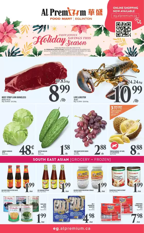 Al Premium catalogue in Atholville | WEEKLY SPECIAL EGLINTON | 2025-12-04T00:00:00.000Z - 2025-12-10T00:00:00.000Z