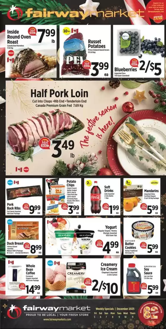 Fairway Market catalogue in Atholville | Weekly flyer  | 2025-12-05T00:00:00.000Z - 2025-12-10T00:00:00.000Z
