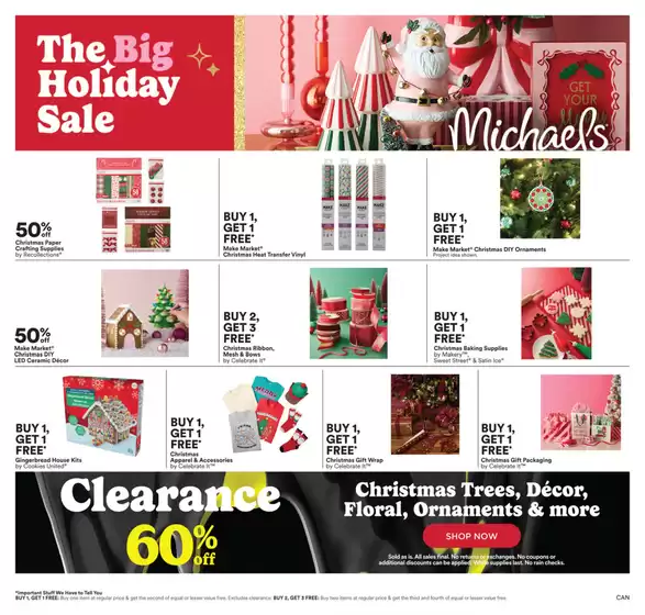Michaels catalogue in Clarenville | 12/5 Weekly Ad Canada | 2025-12-05T00:00:00.000Z - 2025-12-11T00:00:00.000Z