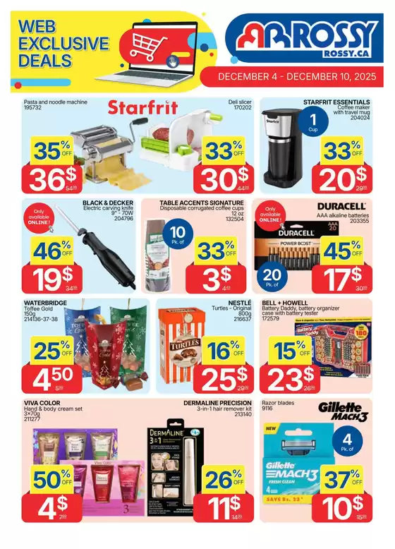 Rossy catalogue in Edmonton | Offers for bargain hunters | 2025-12-04T00:00:00.000Z - 2025-12-10T00:00:00.000Z