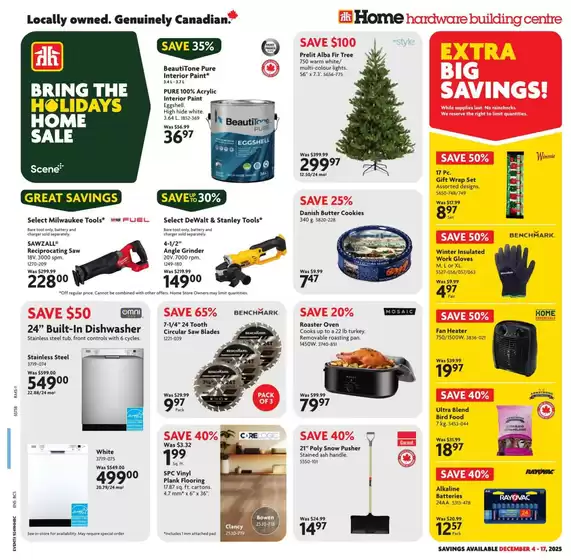 Home Hardware catalogue in Chandler | Attractive special offers for everyone | 2025-12-04T00:00:00.000Z - 2025-12-17T00:00:00.000Z