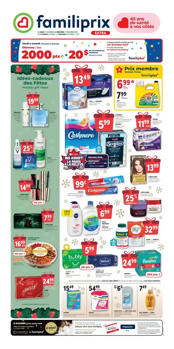 Familiprix catalogue in Surrey | Top deals and discounts | 2025-12-11T00:00:00.000Z - 2025-12-17T00:00:00.000Z