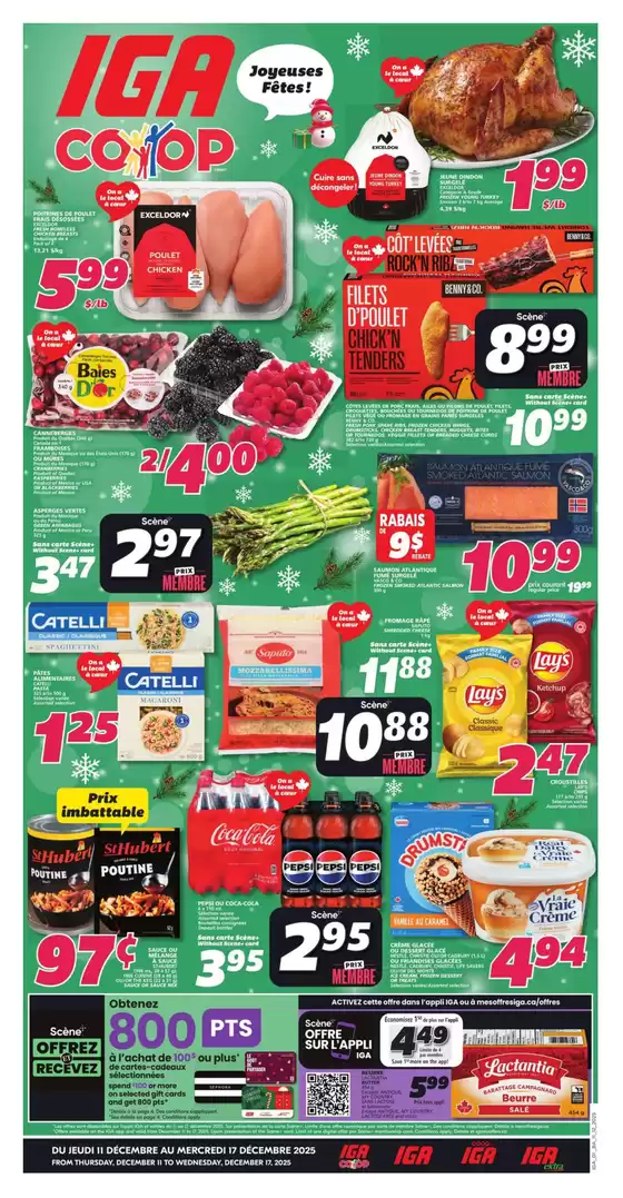 IGA Extra catalogue in Timmins | Our best bargains | 2025-12-11T00:00:00.000Z - 2025-12-17T00:00:00.000Z