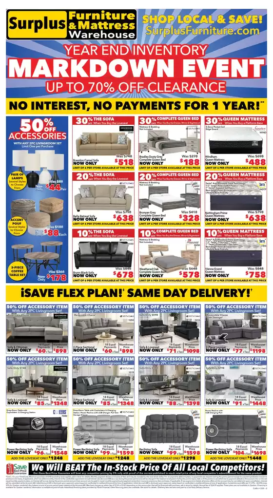 Surplus Furniture catalogue in Laval | Up to 70 % off | 2025-12-09T00:00:00.000Z - 2025-12-21T00:00:00.000Z
