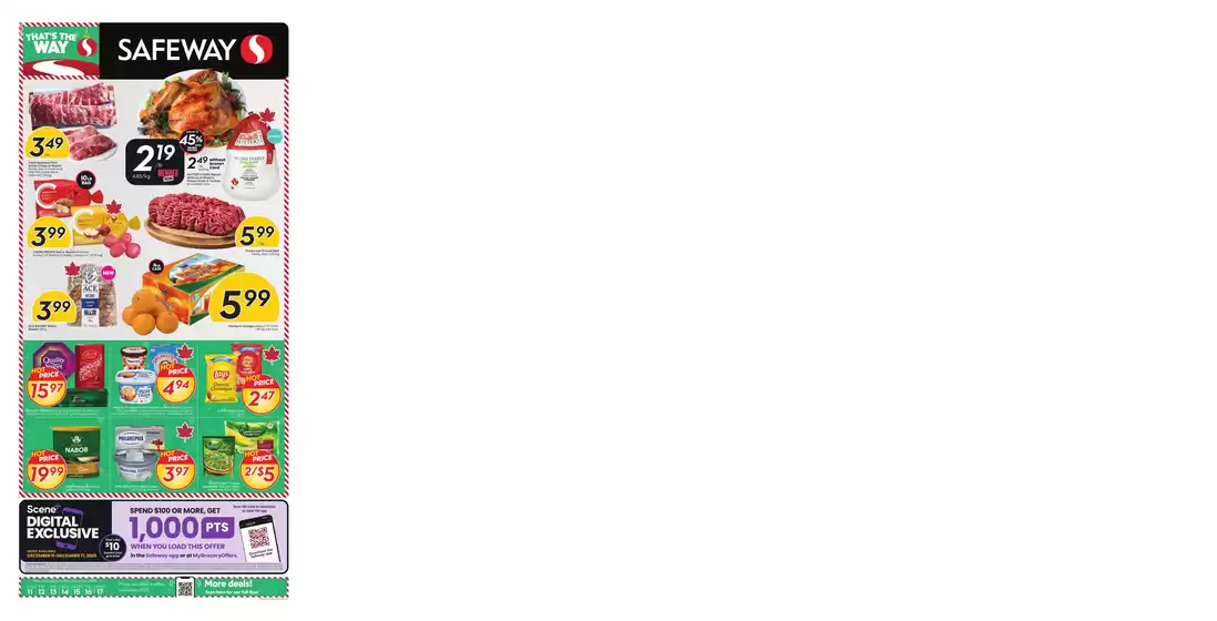 Safeway catalogue in Grandview | Weekly Flyer | 2025-12-11T00:00:00.000Z - 2025-12-17T00:00:00.000Z