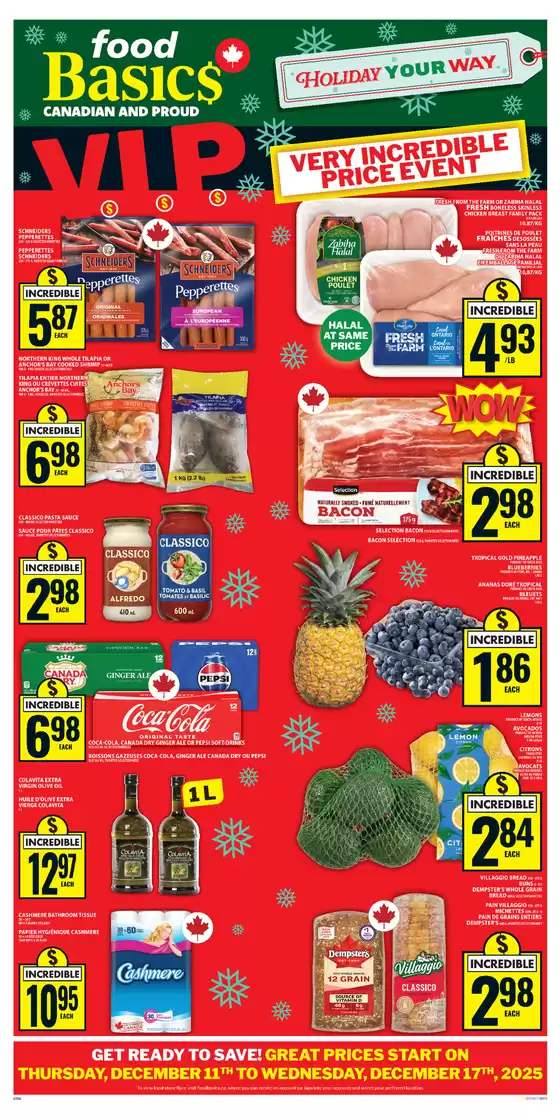 Food Basics catalogue in Grandview | Our best bargains | 2025-12-11T00:00:00.000Z - 2025-12-17T00:00:00.000Z
