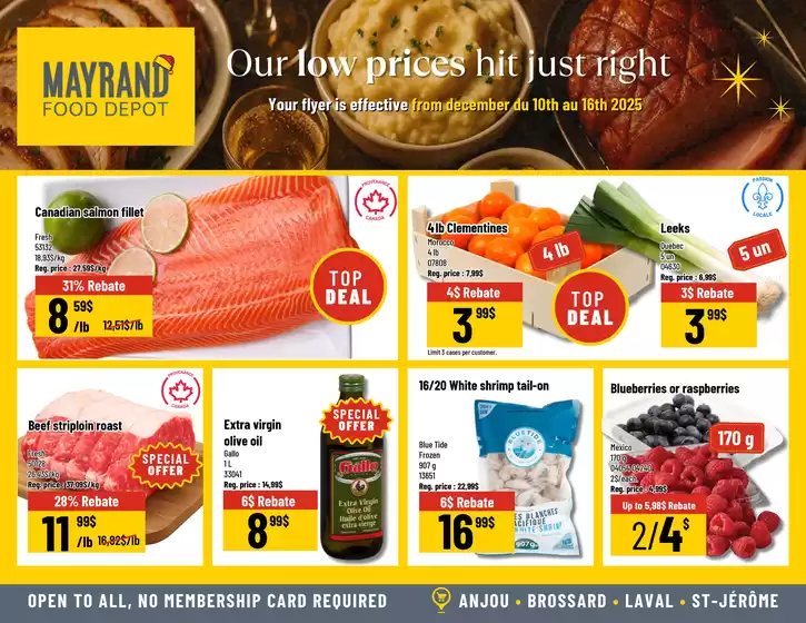 Mayrand catalogue in Ottawa | Mayrand flyer | 2025-12-10T00:00:00.000Z - 2025-12-16T00:00:00.000Z