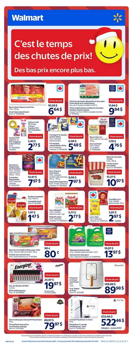 Walmart catalogue in Ottawa | Exclusive deals and bargains | 2025-12-11T00:00:00.000Z - 2025-12-17T00:00:00.000Z